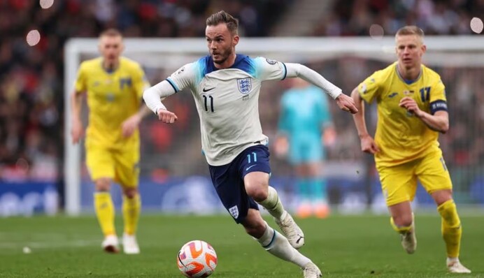 Англия -  Украина - 2:0 без шансов на 