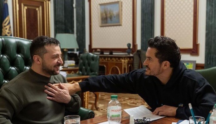 Приклад стійкості та мужності: Орландо Блум поділився враженнями після знайомства з Зеленськими