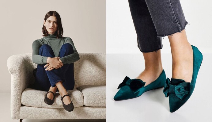 Балетки – самый большой тренд весны 2023 года: с чем носить актуальные туфли сезона