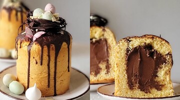 Як приготувати паску з рідкою шоколадною начинкою: рецепт на Великдень-2023