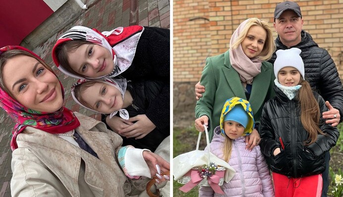 Осадча, Нікітюк, Ребрик та інші зірки показали свої великодні кошики і привітали з Великоднем