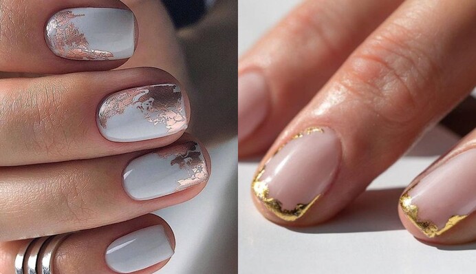 Манікюр з фольгою виглядає вишукано і сучасно: які дизайни в моді у 2023 році