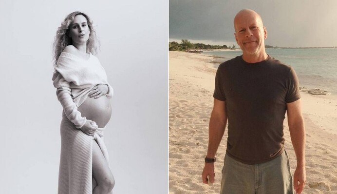 Брюс Вілліс став дідусем: старша дочка актора Румер народила первістка