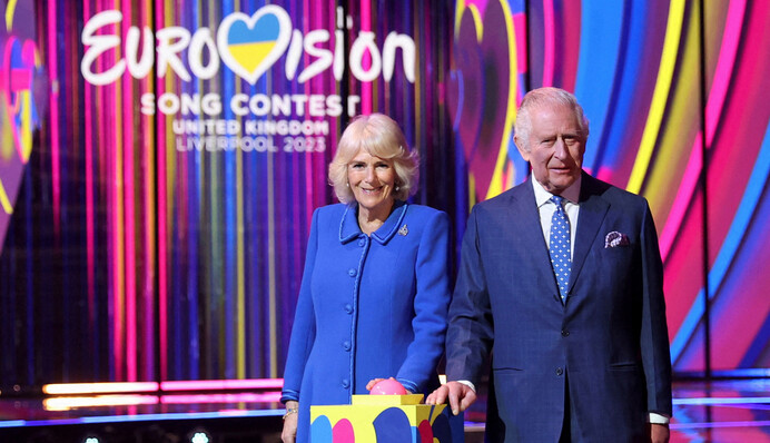 Король Чарльз с женой Камиллой 