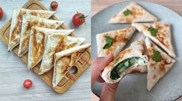 Швидка закуска з лаваша: як приготувати конвертики з сиром, яйцем і зеленню