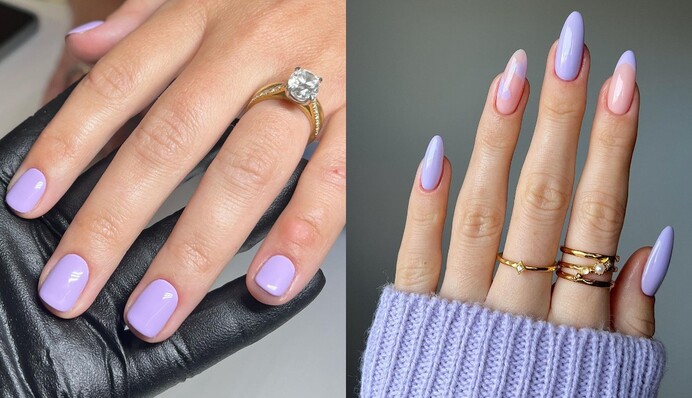 Бузковий манікюр – трендовий колір нігтів на травень 2023 року: ідеї з фото