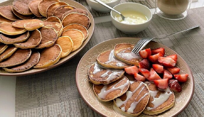 Как приготовить панкейки на йогурте: пошаговый рецепт американских блинчиков