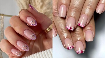 Ніжний квітковий френч став трендом 2023 року: як виглядає модний манікюр