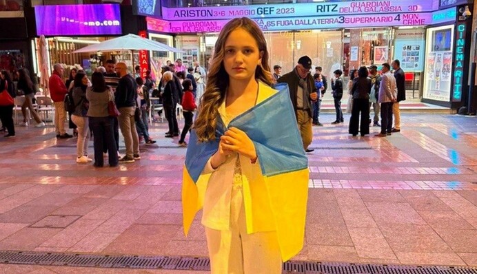 13-летняя украинка отказалась от участия в конкурсе в Италии из-за допуска россиян: видео