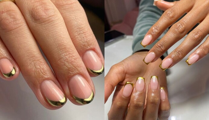 Як виглядає золотий френч – розкішний манікюр, який став трендом весни 2023 року
