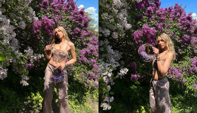 Леся Никитюк показала, с чем носить самый модный фасон брюк этим летом: фото