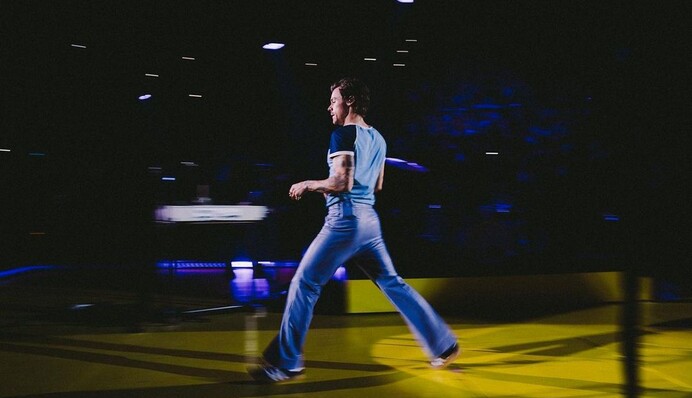 Гарри Стайлс поднял флаг Украины во время концерта в Британии: трогательное видео