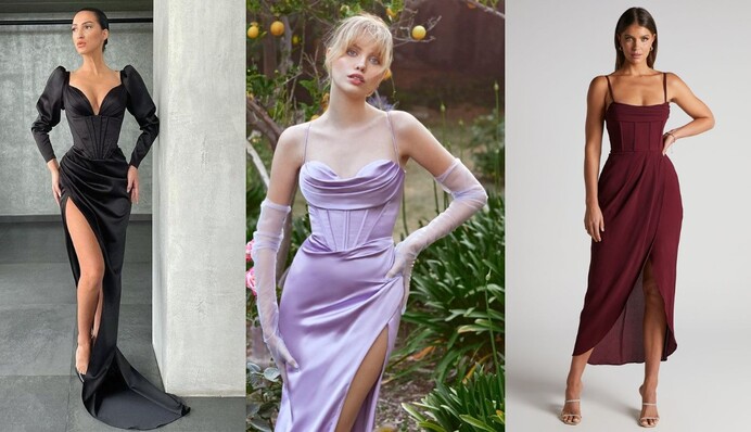 Как выглядят модные платья с корсетом, которые подойдут для выпускного 2023 года: фото