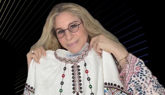 Барбара Стрейзанд розповіла про своє українське походження і показала символічну вишиванку: фото