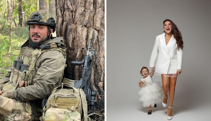 Не виделись полгода: Наталья Карпа показала трогательную встречу дочери с папой-военным