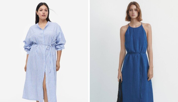 Платья из льна - тренд лета 2023 года: как выглядят модные фасоны