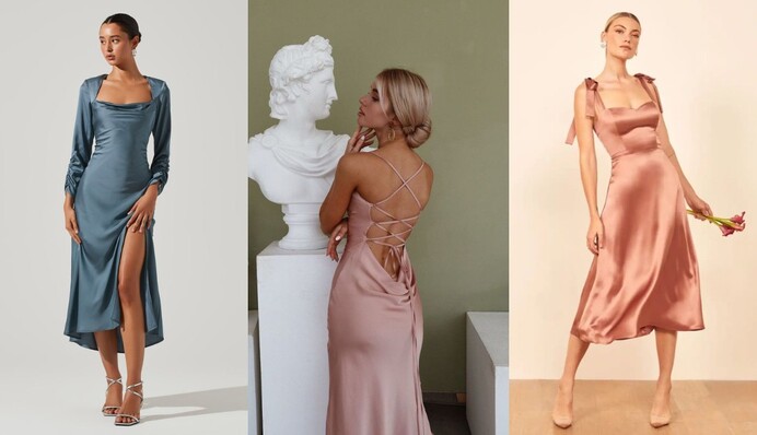 Атласні сукні стали трендом літа 2023 року: модні ідеї на випускний