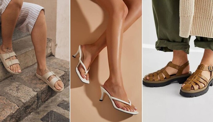 Как выглядит модная открытая обувь на лето 2023 года: трендовые сандалии и босоножки