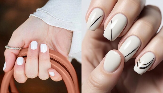 Белый маникюр – тренд 2023 года: фото модных ногтей на лето