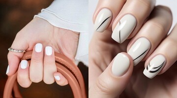 Белый маникюр – тренд 2023 года: фото модных ногтей на лето