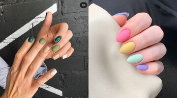 Разноцветный маникюр на лето 2023: какие дизайны ногтей считают модными