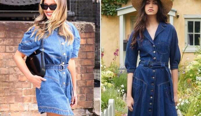 Как выглядят самые модные джинсовые платья на лето 2023 года: фото