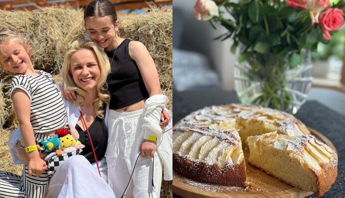 Лилия Ребрик поделилась простым рецептом пышного яблочного пирога