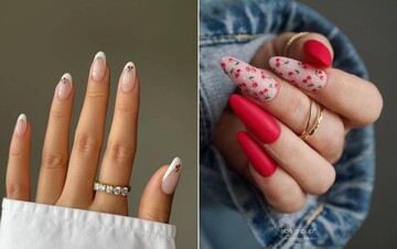 Как выглядит модный вишневый маникюр – яркий тренд лета 2023 года: фото