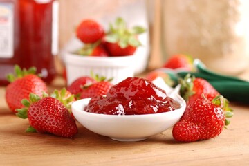 Рецепт густого клубничного джема, для которого не нужен желатин или агар-агар