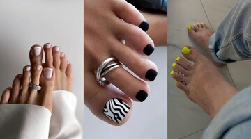 Френч, нюд та акцентний ніготь: як виглядає модний педикюр на літо 2023 року