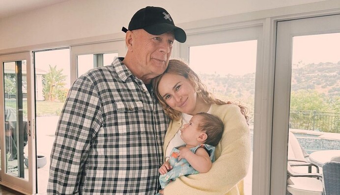 Родина Брюса Вілліса показала, як зараз виглядає невиліковно хворий актор