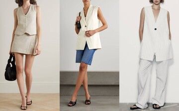Костюмные женские жилеты – тренд лета 2023: как носить их с джинсами, шортами и юбками