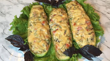 Фаршированные кабачки-лодочки – популярный рецепт: как приготовить их в духовке