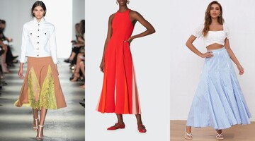 Як виглядають спідниці і сукні годе, які стали трендом літа-2023: фото