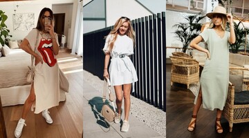 Як виглядають модні сукні-футболки – практичний тренд літа-2023: фото