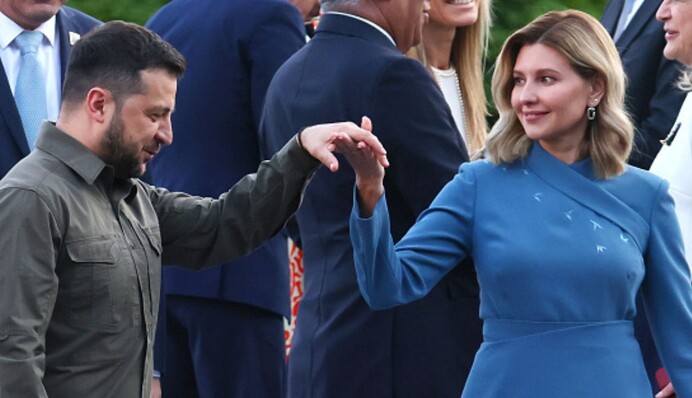 Как супруги Зеленские и другие гости выглядели на ужине у президента Литвы: фото