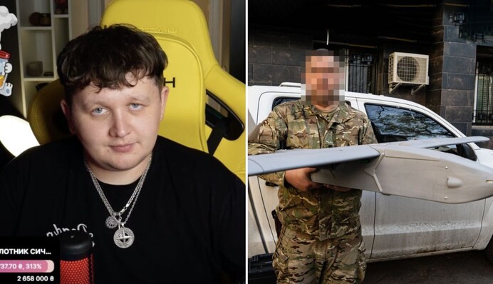 Український блогер Лебіга за 5 годин зібрав 8 млн гривень на безпілотники для ГУР