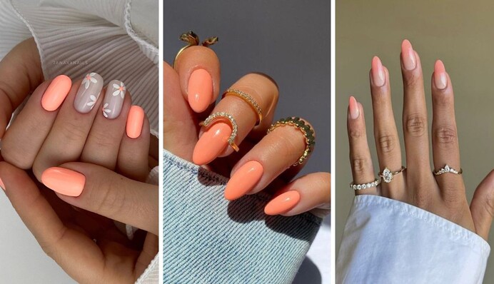 Персиковий манікюр - ніжний тренд літа 2023 року: добірка модних нігтів