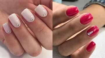 Манікюр з камінчиками – розкішний тренд літа 2023 року: добірка модних дизайнів