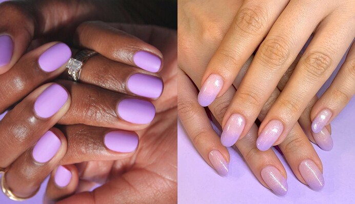Как выглядит нежный лавандовый маникюр – самый большой тренд лета 2023 года: фото