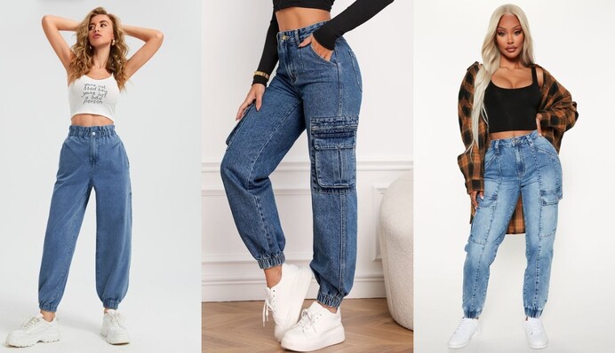 Як виглядають жіночі джинси джогери, які стали зручним трендом 2023 року: фото