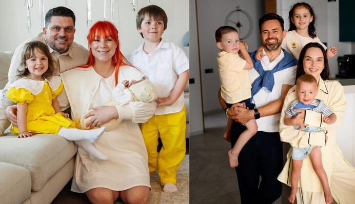 Воспитывают троих и более детей: кто из украинских звезд многодетные родители