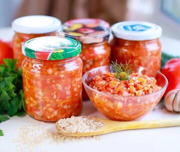 Салат с рисом 