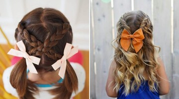 С бантами, лентами или косами: какую прическу сделать девочке на 1 сентября
