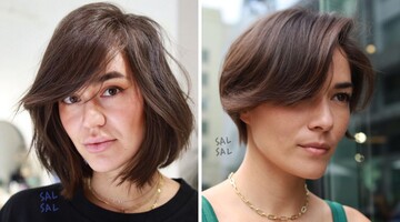 Какие челки в моде в 2023 году: фото трендовых стрижек на разную длину волос