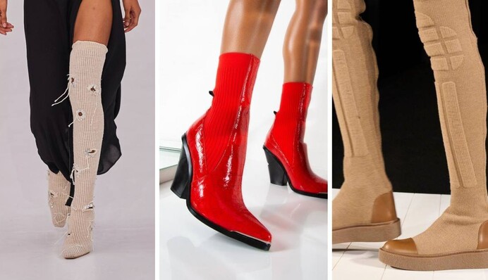 Чоботи-шкарпетки повернулися в моду у 2023 році: як виглядають трендові моделі