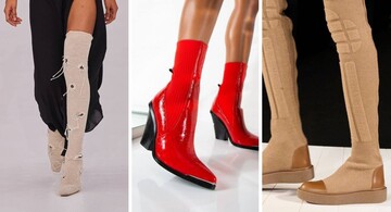 Чоботи-шкарпетки повернулися в моду у 2023 році: як виглядають трендові моделі