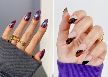 Гарячий шоколад і блискучий оксамит: сучасні кольори та дизайни нігтів на осінь