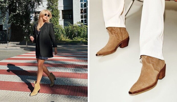 Даша Квиткова показала, как выглядят самые модные ботильоны 2023 года: фото