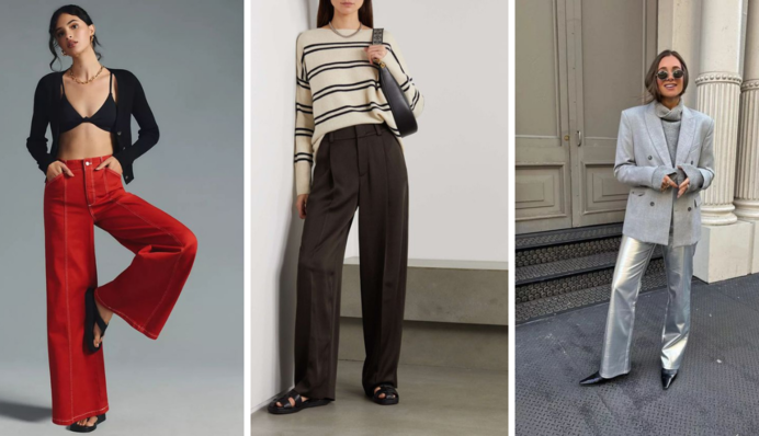 Какие брюки считают самыми модными этой осенью: красные джинсы и широкие со стрелками